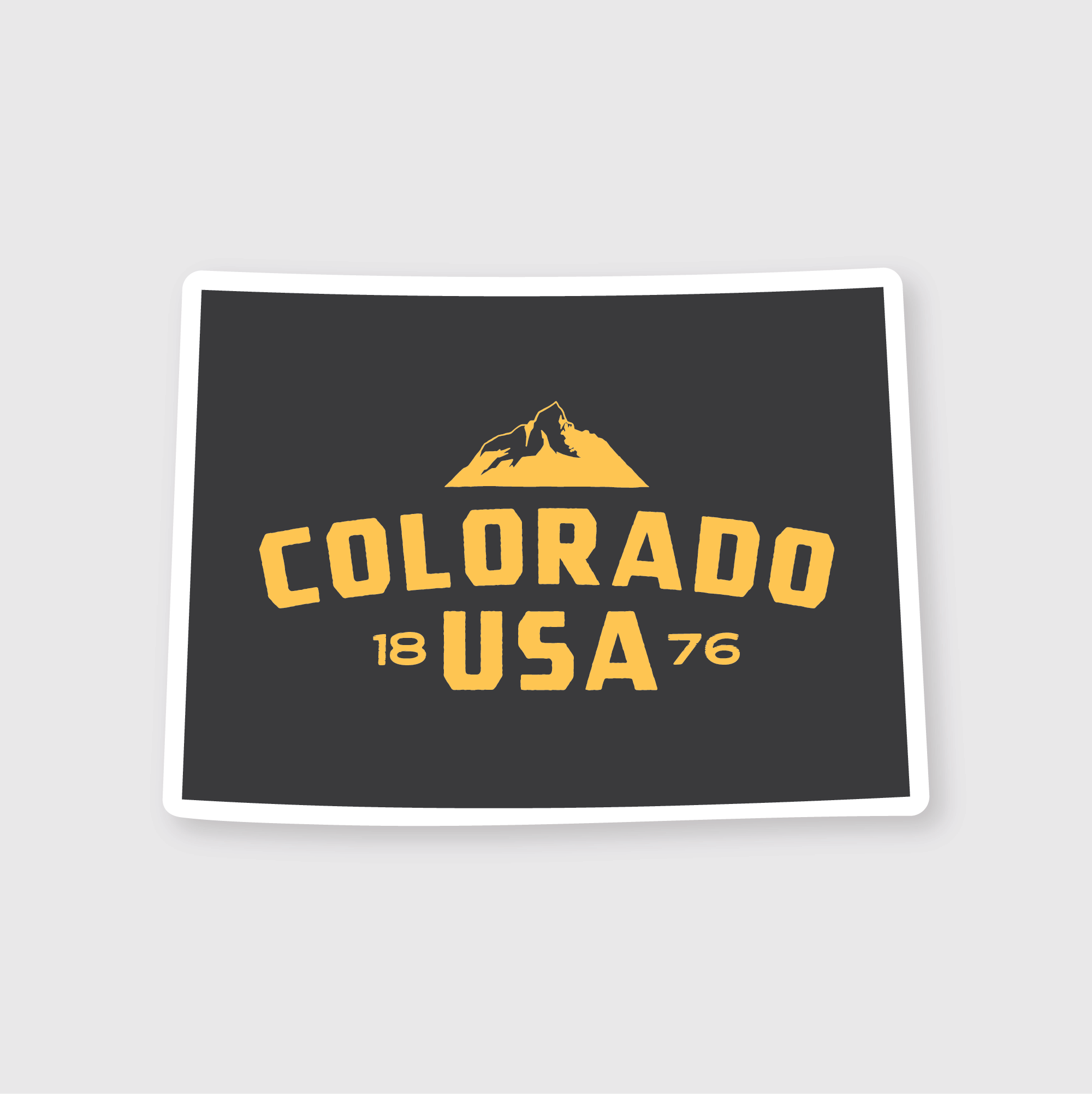 Colorado Simple State Sticker