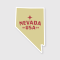 Nevada Simple State Sticker