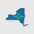 New York Simple State Sticker
