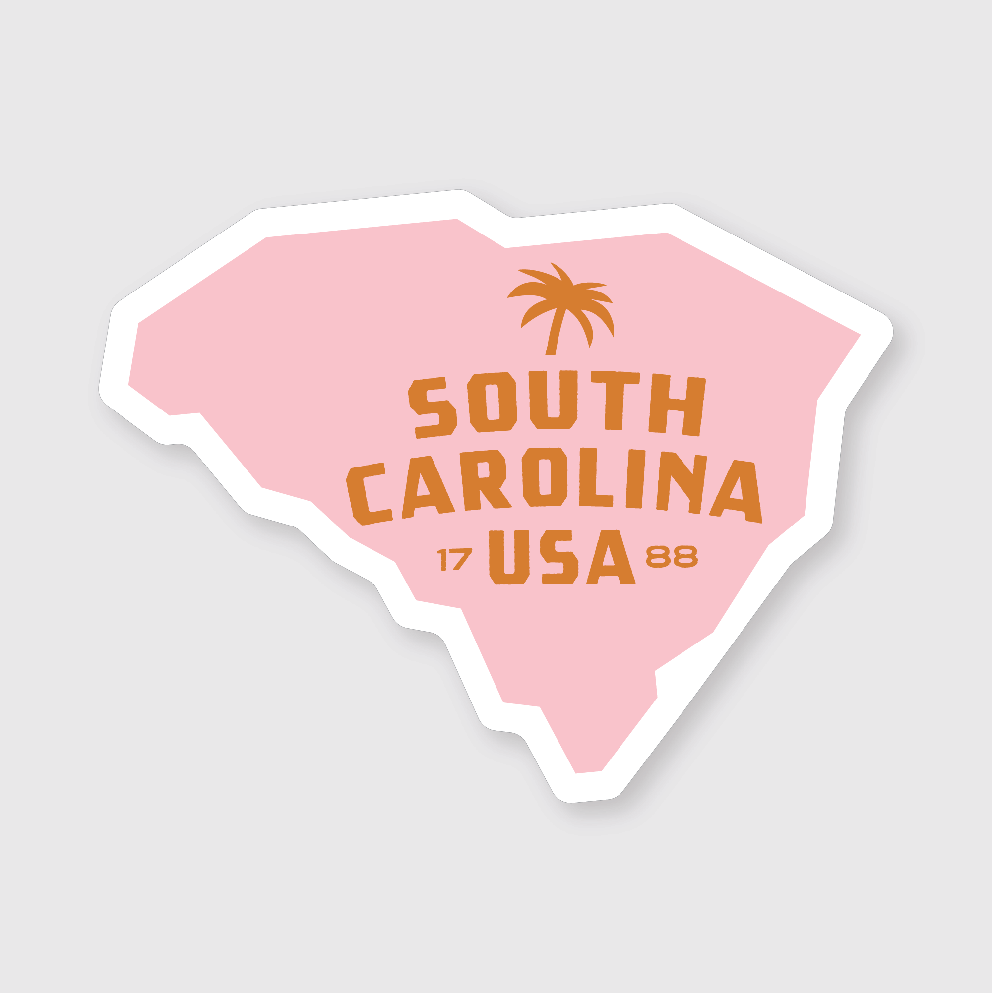 South Carolina Simple Sticker