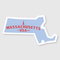 Massachusetts Simple Sticker