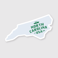 North Carolina Simple State Sticker