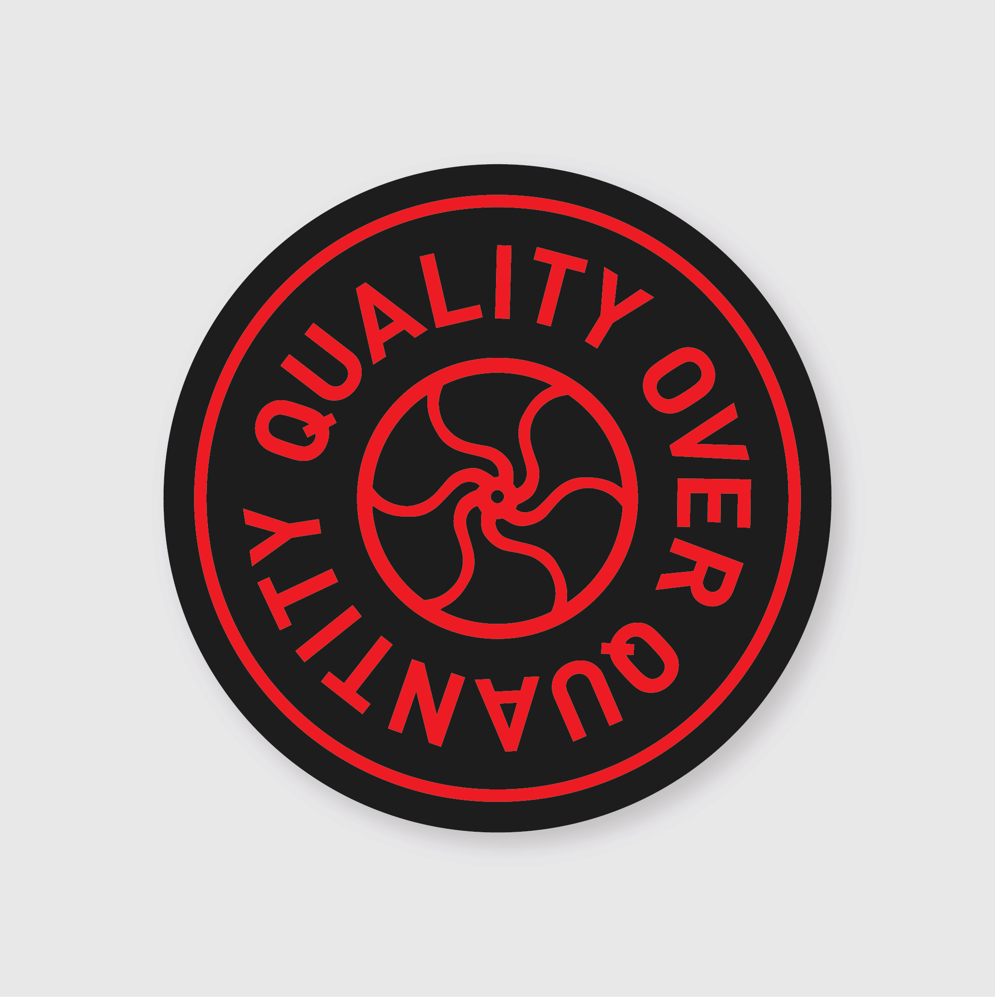 PSP Quality Over Quantity Sticker