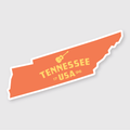 Tennessee Simple State Sticker