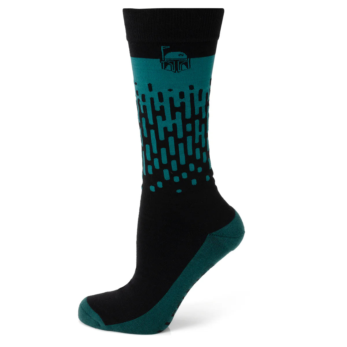 Star Wars Boba Fett Green Dress Socks and Crest Lapel Pin Gift Set - OVERLANDERS Outfitter