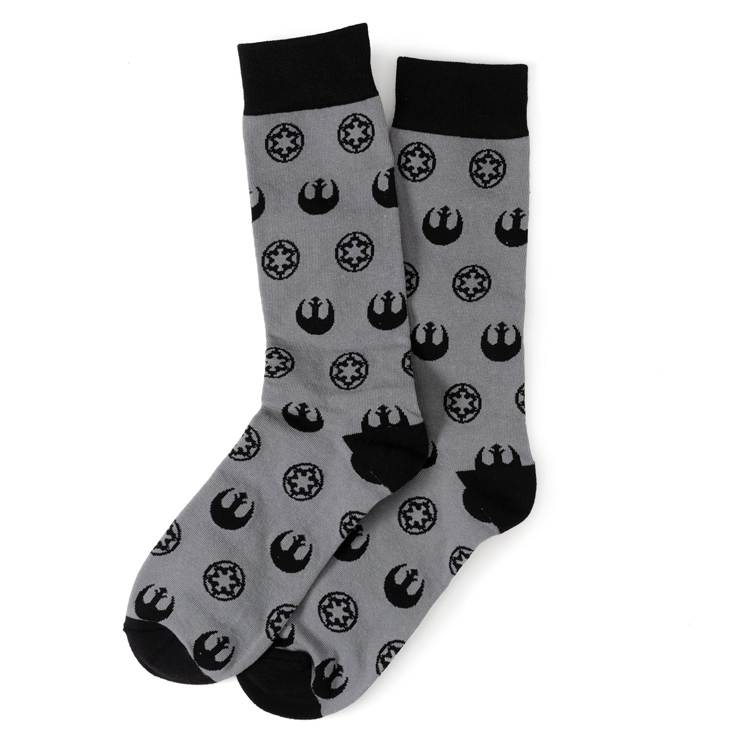 Star Wars Darth Vader Black, White, and Gray Dress Socks and Lapel Pin Gift Set - OVERLANDERS Outfitter