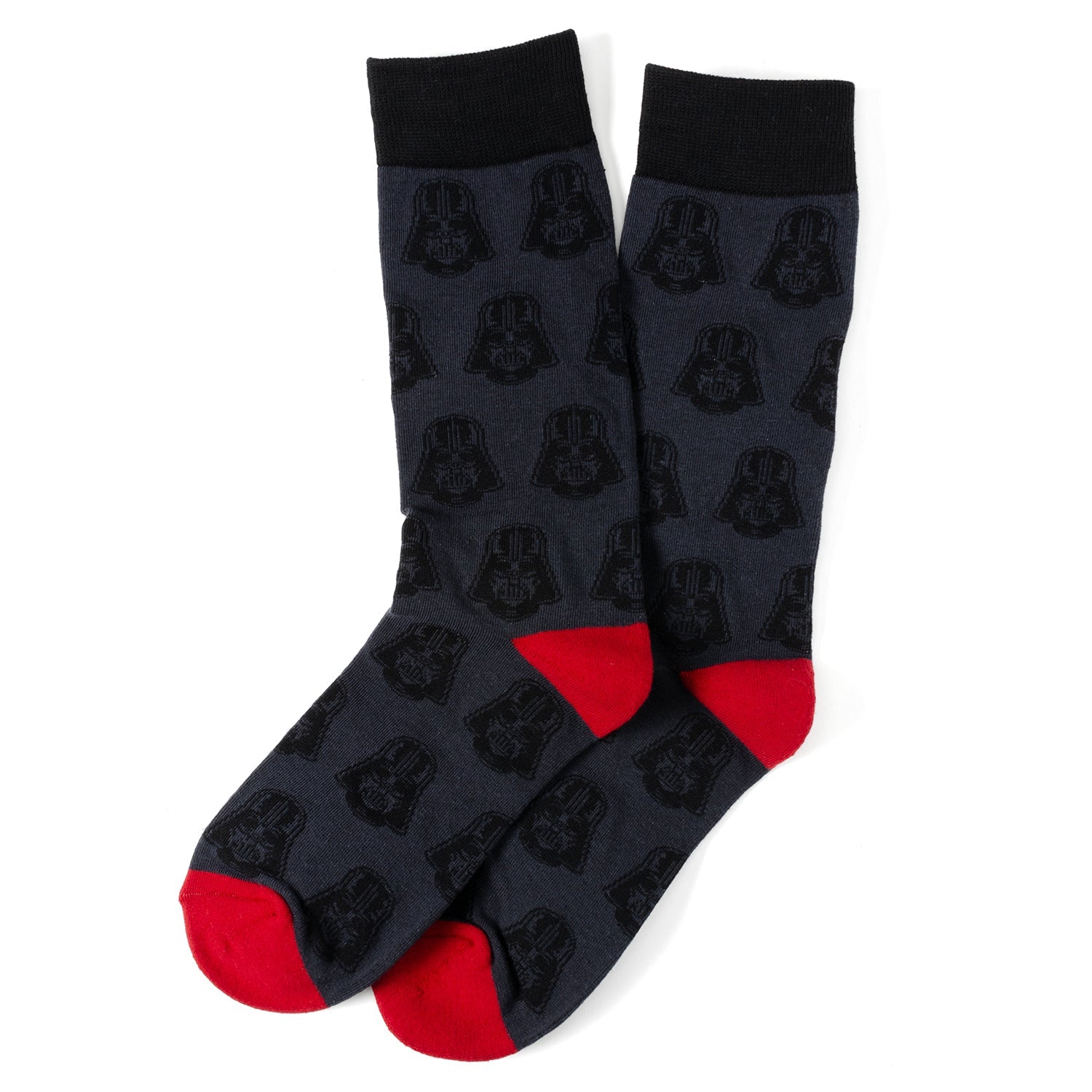 Star Wars Darth Vader Black, White, and Gray Dress Socks and Lapel Pin Gift Set - OVERLANDERS Outfitter