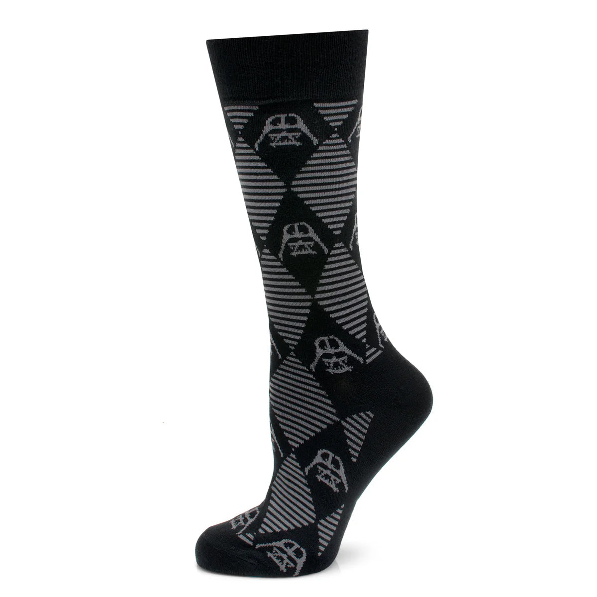 Star Wars Darth Vader Black Argyle Dress Socks and Lapel Pin Gift Set - OVERLANDERS Outfitter