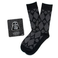 Star Wars Darth Vader Black Argyle Dress Socks and Lapel Pin Gift Set - OVERLANDERS Outfitter
