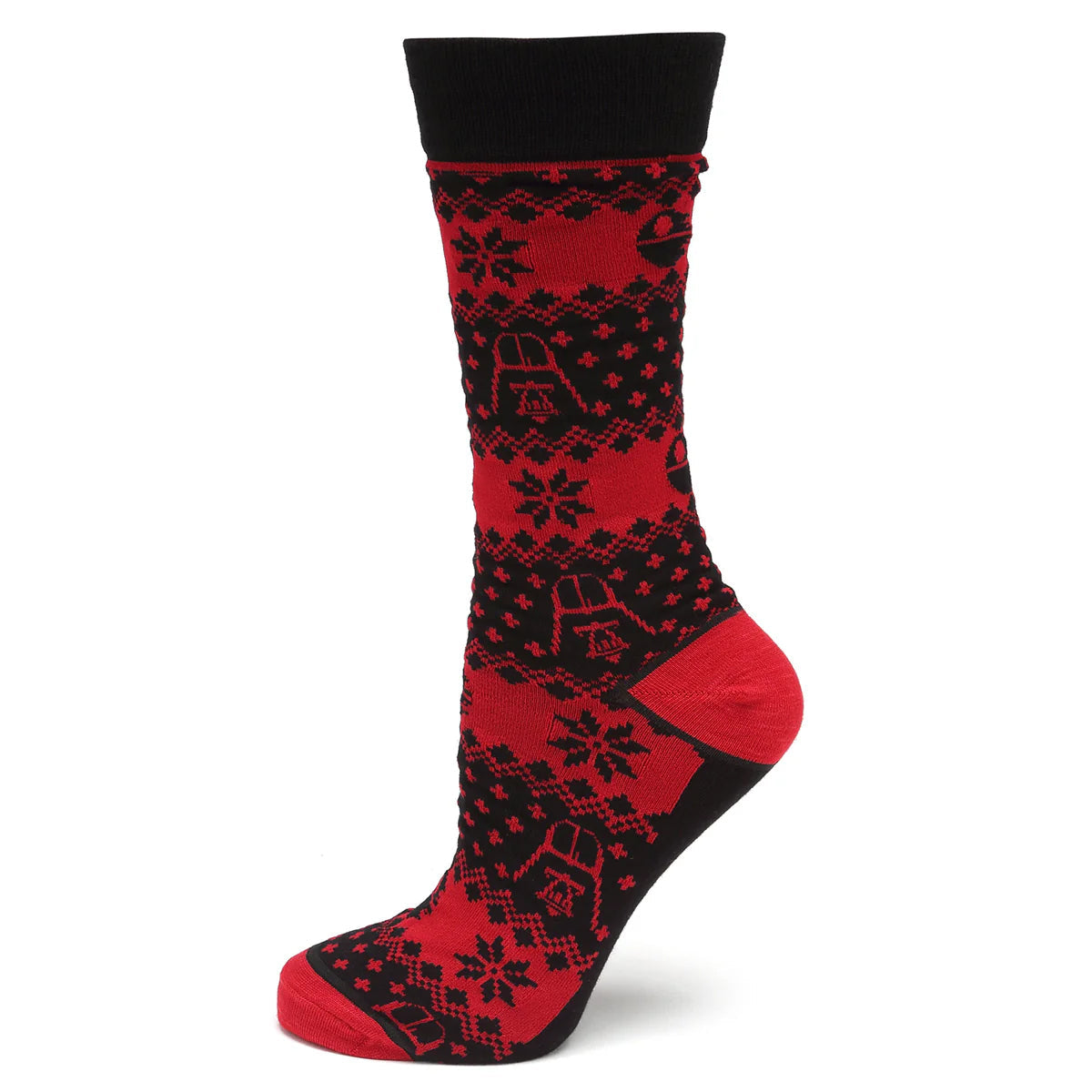 Star Wars Darth Vader Red and Black Holiday Dress Socks and Lapel Pin Gift Set - OVERLANDERS Outfitter