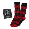 Star Wars Darth Vader Red and Black Holiday Dress Socks and Lapel Pin Gift Set - OVERLANDERS Outfitter