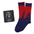 Star Wars Darth Vader Blue and Red Dress Socks and Lapel Pin Gift Set - OVERLANDERS Outfitter