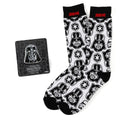 Star Wars Darth Vader White Dress Socks and Lapel Pin Gift Set - OVERLANDERS Outfitter