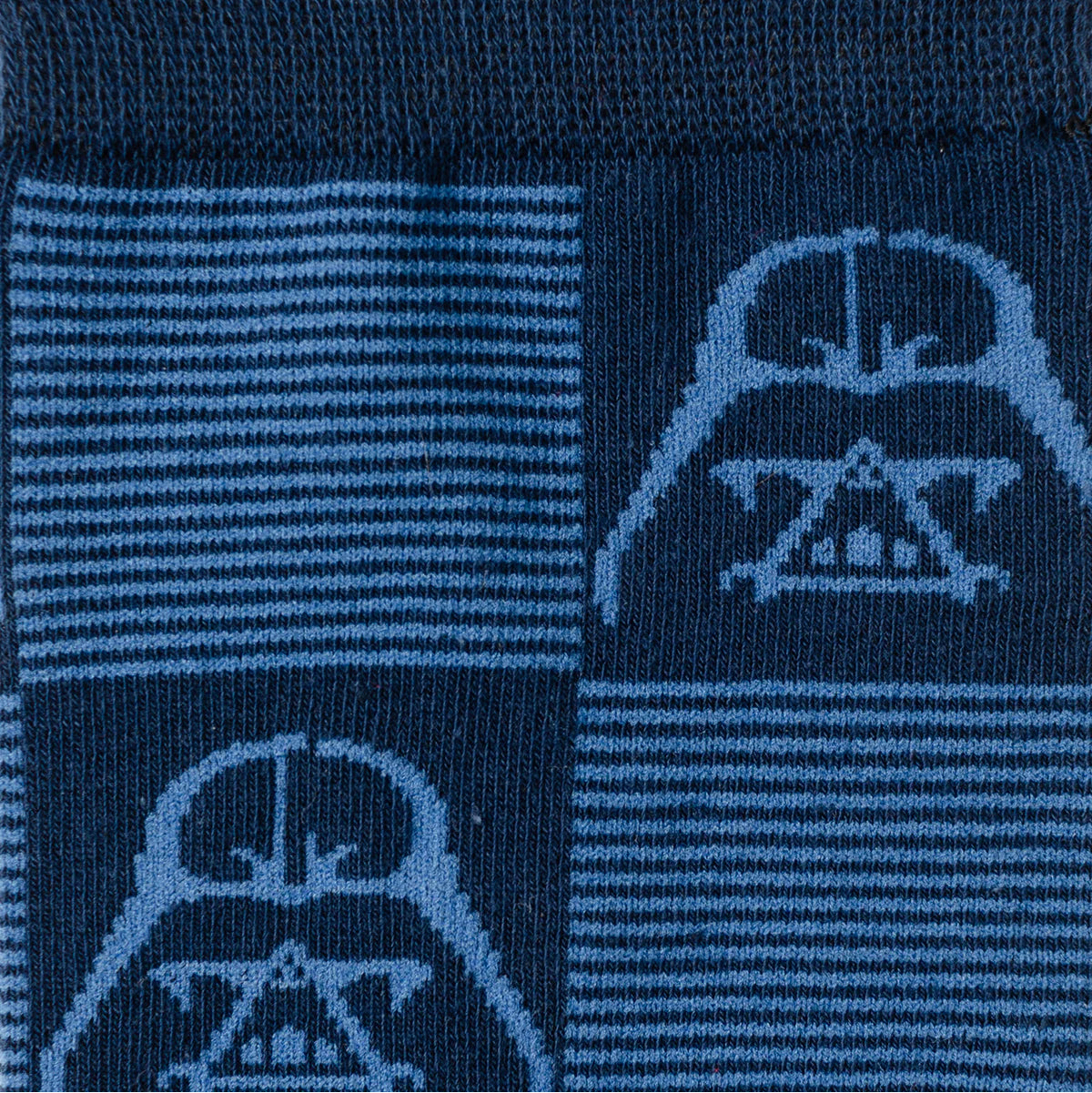 Star Wars Darth Vader Navy and Black Checkered Socks with Imperial Crest Lapel Pin Gift Set - OVERLANDERS Outfitter