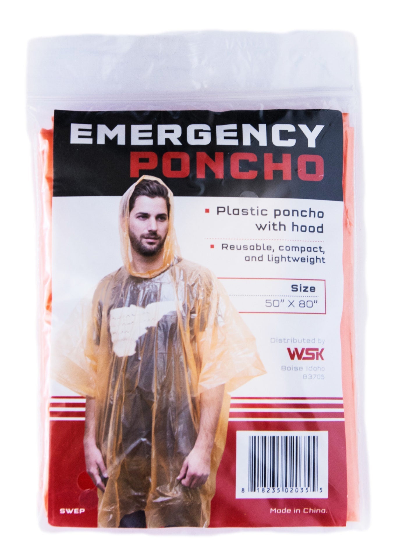 Emergency Poncho | Lightweight Hooded Waterproof Rain Gear - OVERLANDERS Outfitter