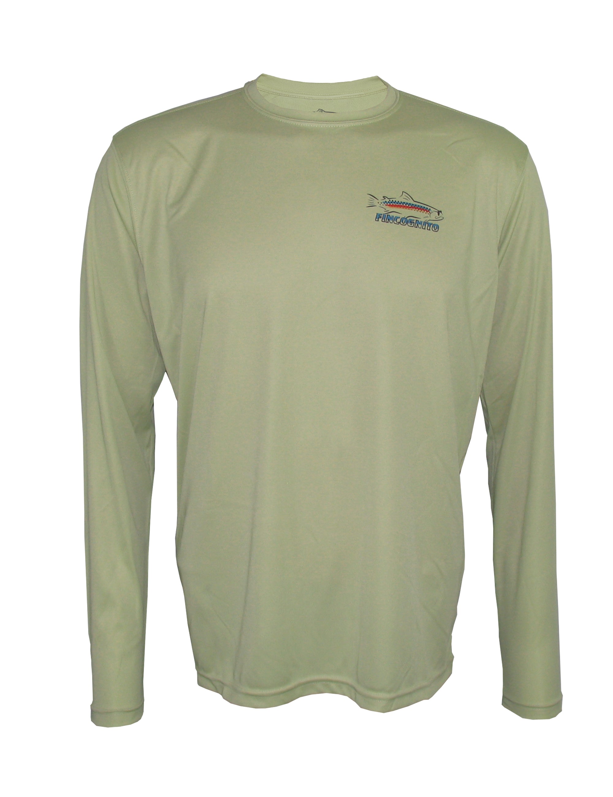 Men's Sun Protective Fishing Shirt Sage Green/Trout Trio - OVERLANDERS Outfitter