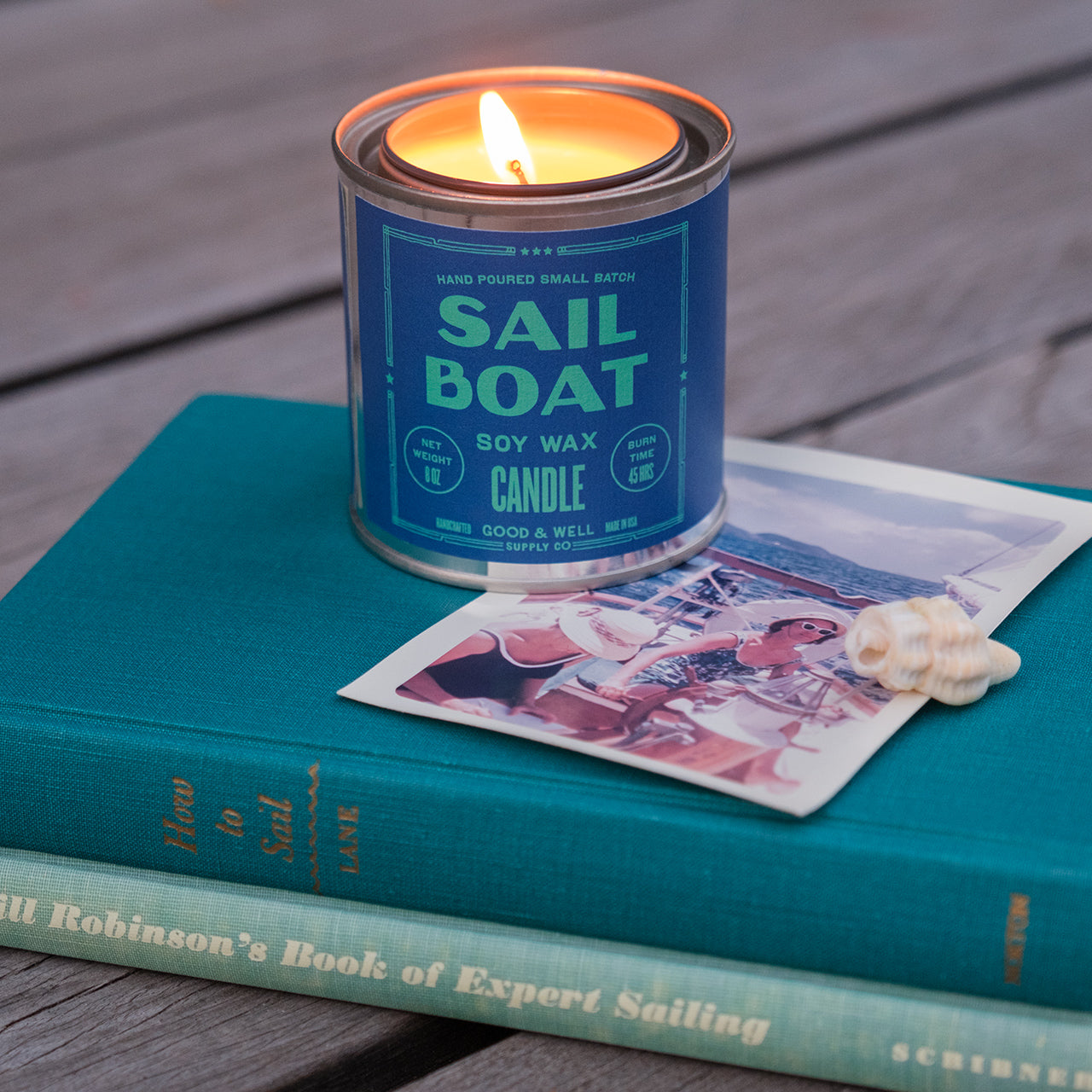 Sailboat Happy Place Candle - We The Collective