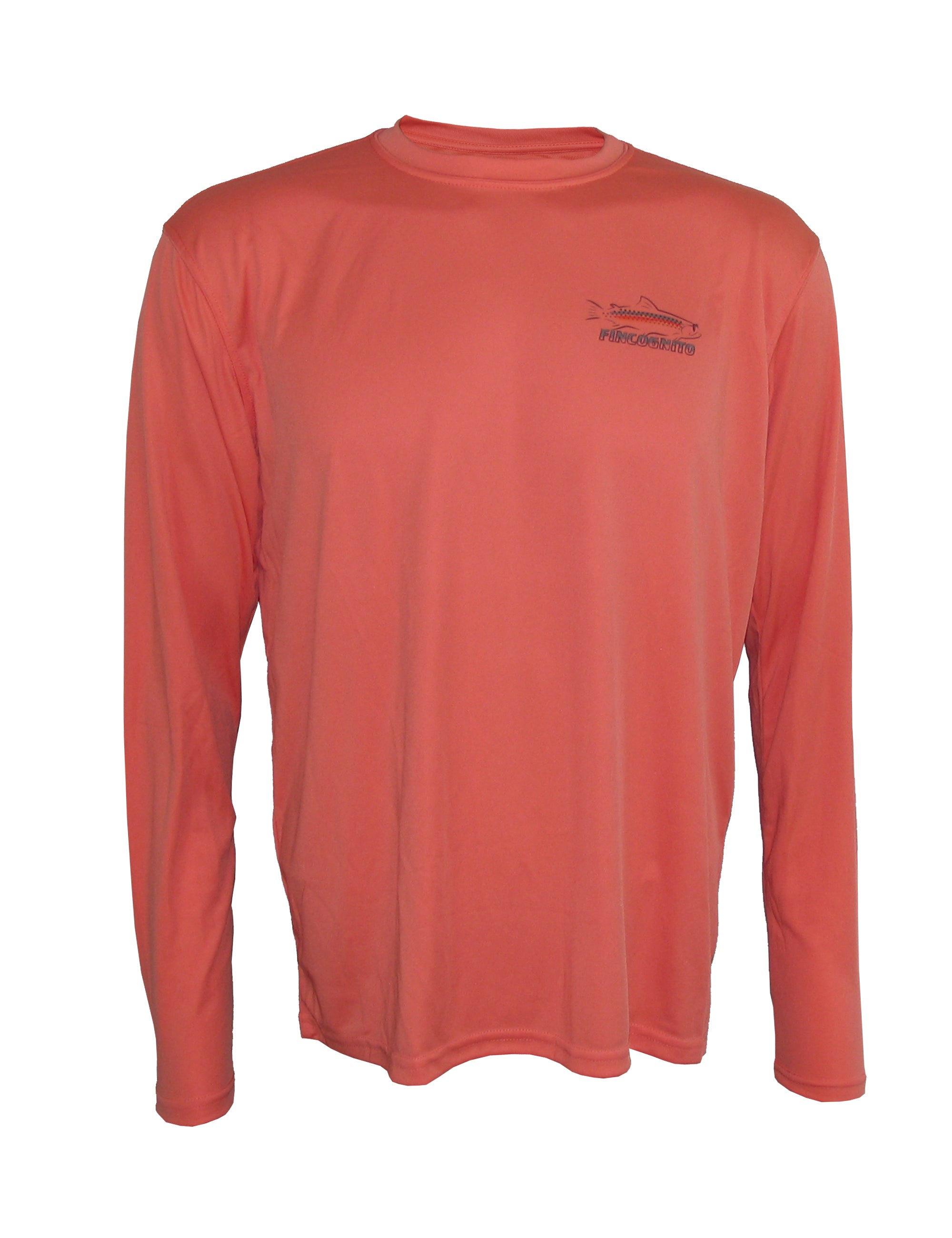 Men's Sun Protective Fishing Shirt Rainbow Reflections/Salmon - OVERLANDERS Outfitter
