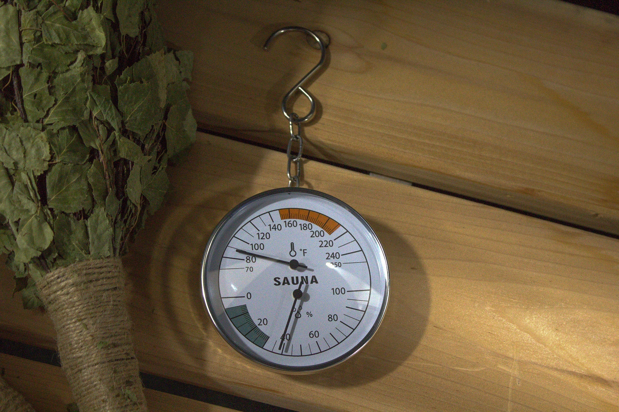 Wide-Range Sauna Thermometer/Hygrometer | Accurate Sauna Thermometer - We The Collective