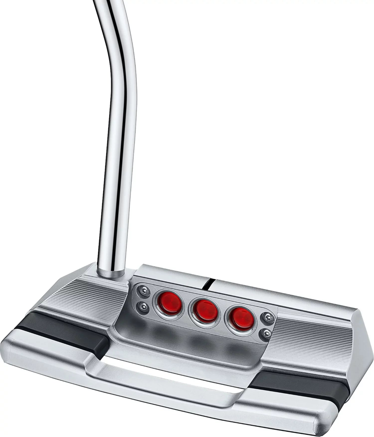 Scotty Cameron Studio Style Squareback putter with a sleek design, black finish, and traditional golf club head for precise putting.
