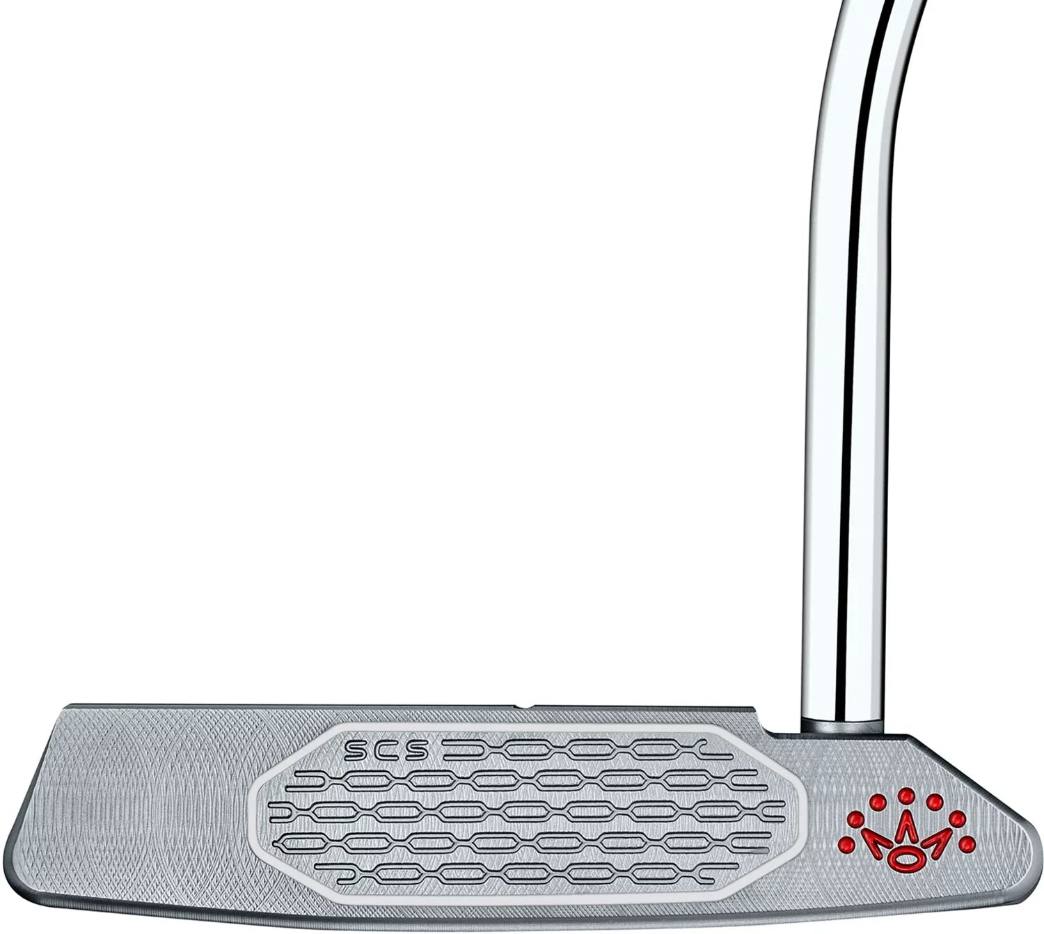 Scotty Cameron Studio Style Squareback Putter for golf, showcasing the putter's design and grip details.