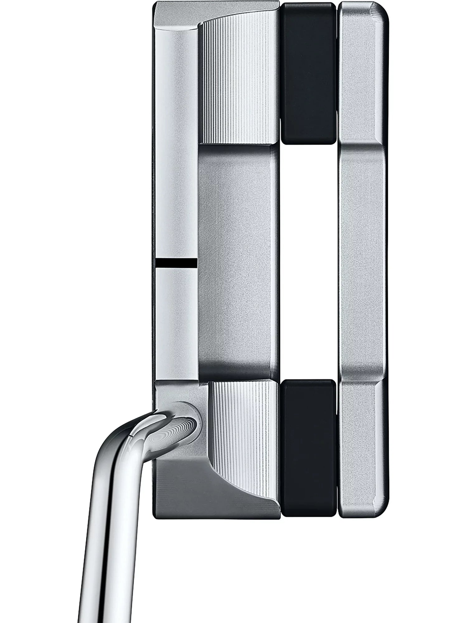 Scotty Cameron Studio Style Squareback Putter for golf, showing the sleek design and classic shape on a golf course.
