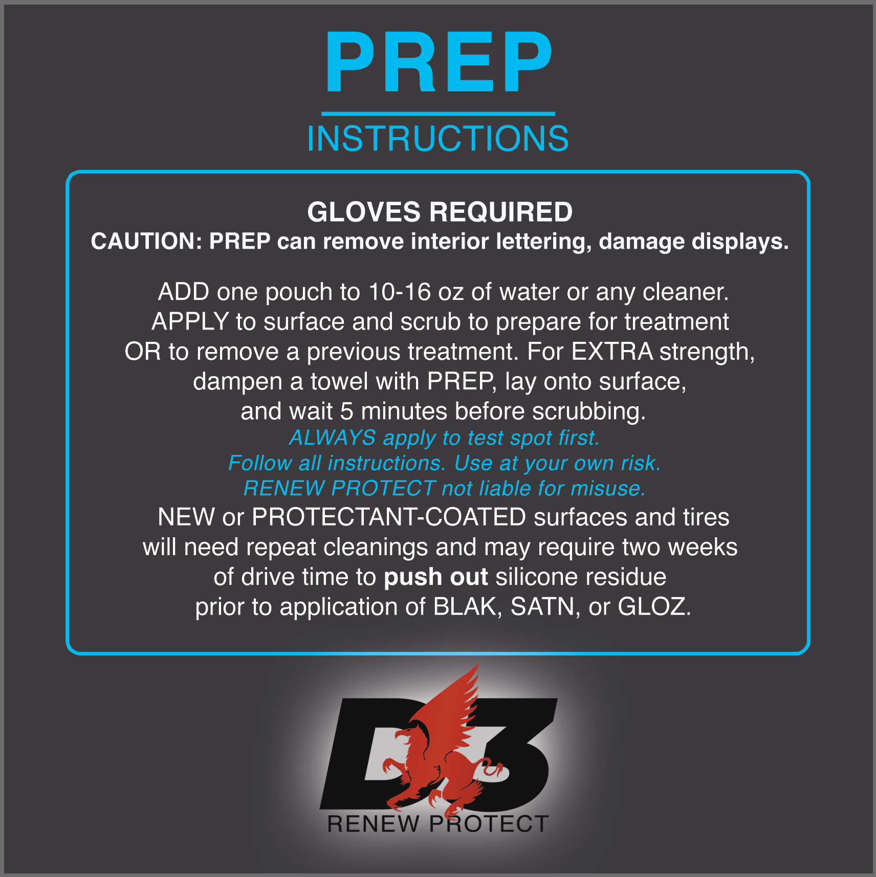 5-Pack PREP CONCENTRATE POUCHES, Makes up to 80 Ounces - OVERLANDERS Outfitter