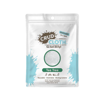 Artemis Outdoor CRUD CLOTH Shower in a Bag Singles, portable hygiene kit with a compact shower cloth for outdoor use