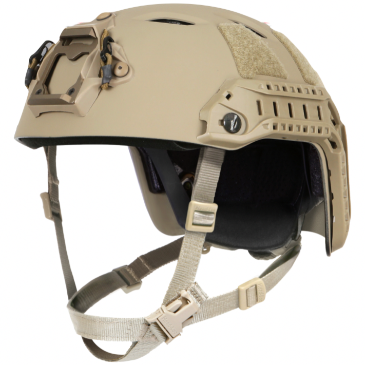 HCC Tactical FAST Bump helmet with adjustable straps and sturdy exterior, designed for tactical and outdoor use.