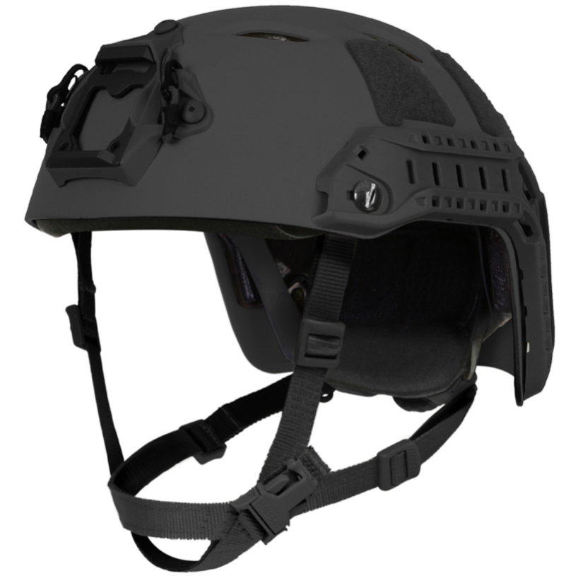 HCC Tactical FAST Bump helmet accessory with adjustable straps and padding for tactical head protection.