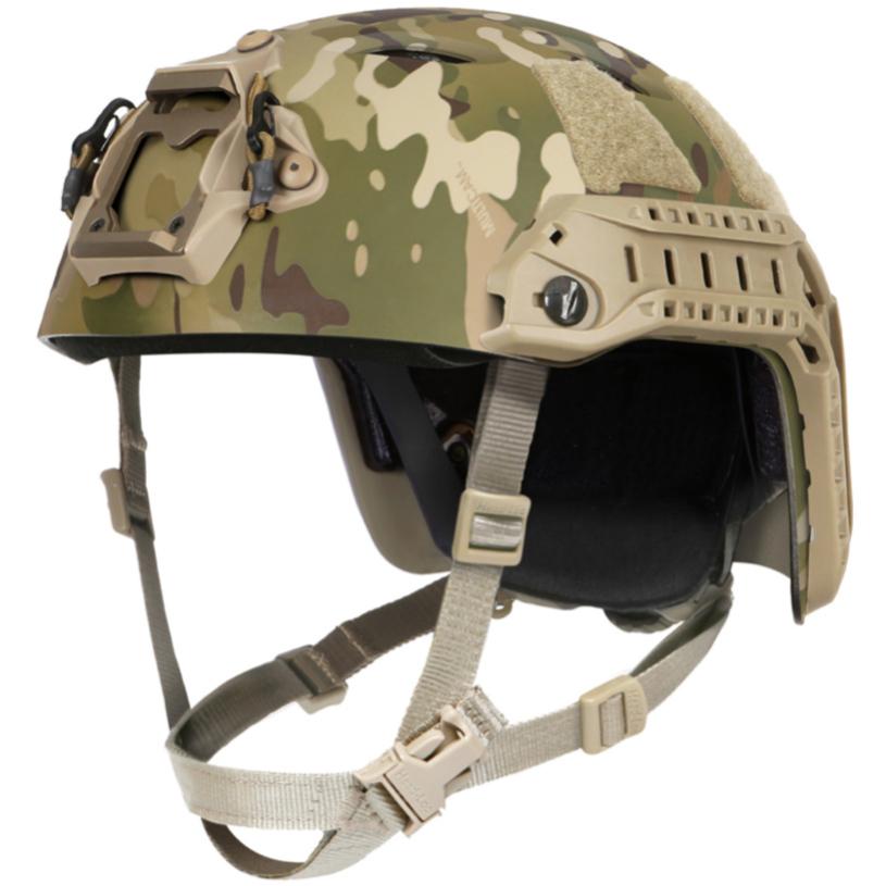 HCC Tactical FAST Bump helmet accessory with adjustable straps and rugged design for tactical use.