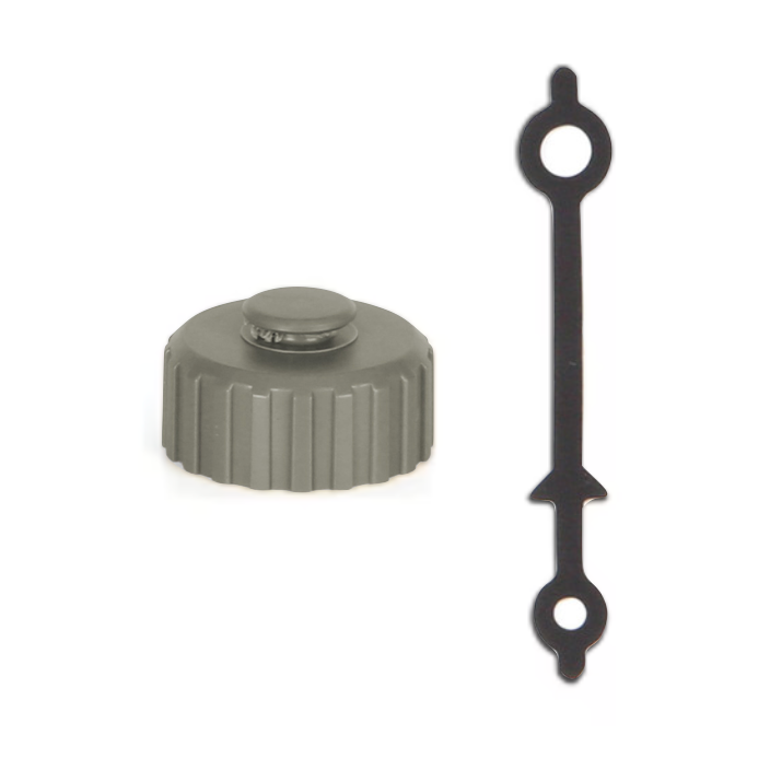 HCC Tactical AMP Battery Cap Kit for hearing protection and communication, showcasing the components and design.