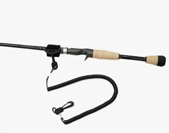 YakGear Coiled Fishing Rod Leash - 24" to 60" Stretch - OVERLANDERS Outfitter