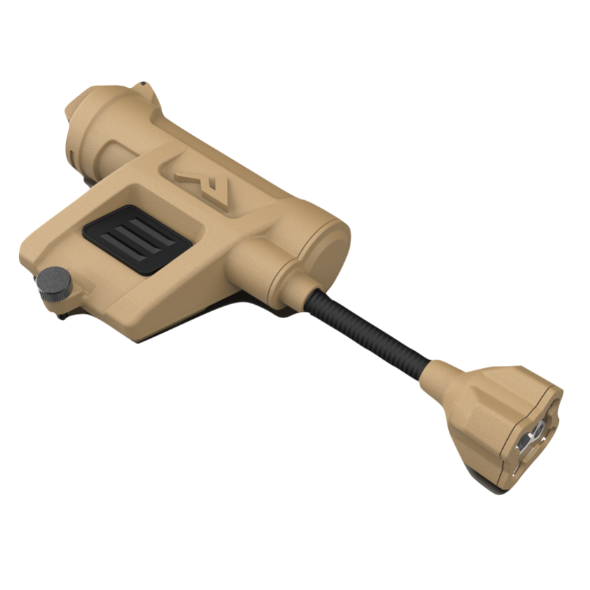 HCC Tactical Charge X IR Max helmet with adjustable straps and built-in infrared features on a neutral background.