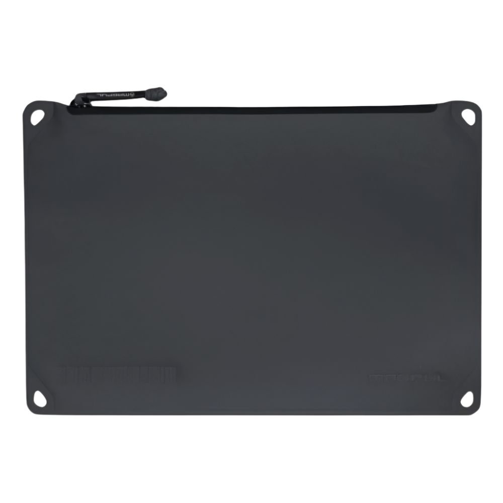 HCC Tactical DAKA® Pouch in black, showcasing durable fabric and organizational compartments for gear storage.