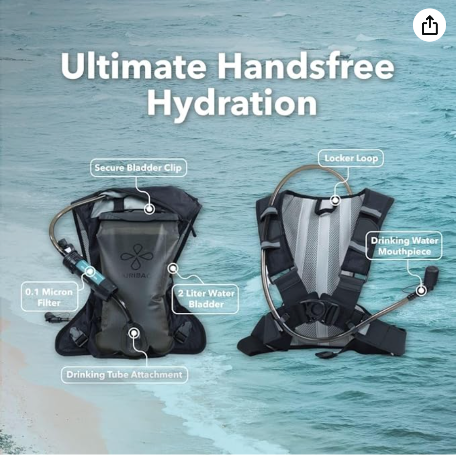 Puribag Adventure Pack - [hydration backpack with 2L water bladder and adaptable membrane filter kit] - OVERLANDERS Outfitter