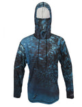 Lightweight ocean graphic hoodie from Scuba Jacks by Sunpro Hoodies, featuring a front view with vibrant marine-inspired design.