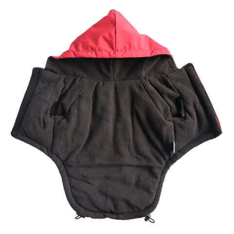 The Wild Paw HydroHike Jacket displayed in a close-up, showing its waterproof fabric and stylish outdoor jacket design.