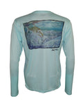Men's Sun Protective Fishing Shirt Seagrass Green/Bonefish - OVERLANDERS Outfitter