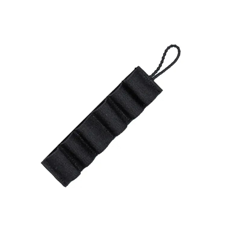 Black HCC Tactical Shotgun Card Caddy with six slots for tactical gear storage, designed for easy access and secure fit.