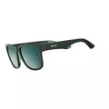 Side view of Rare Air Discs Mint Julep Electroshocks BFG Premium sunglasses showcasing mint green frames and sleek design.