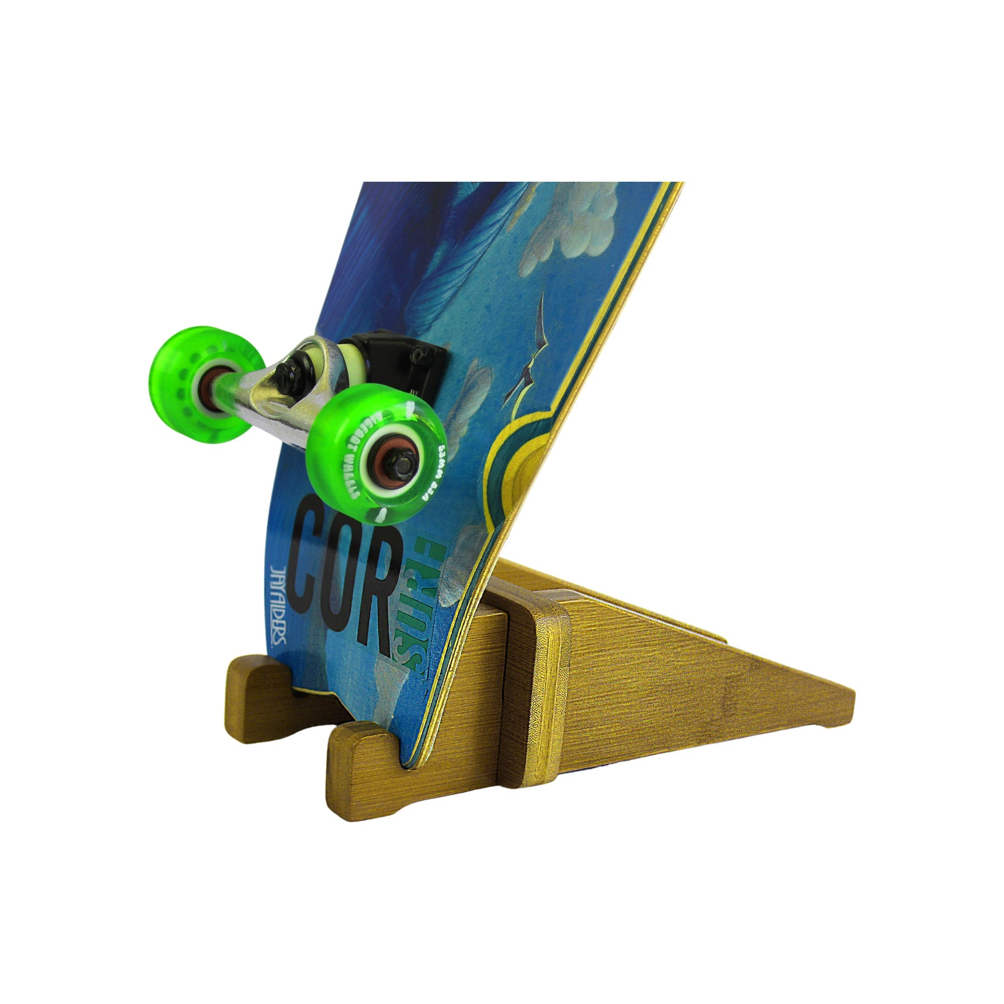 Bamboo Skateboard Floor Stand - OVERLANDERS Outfitter