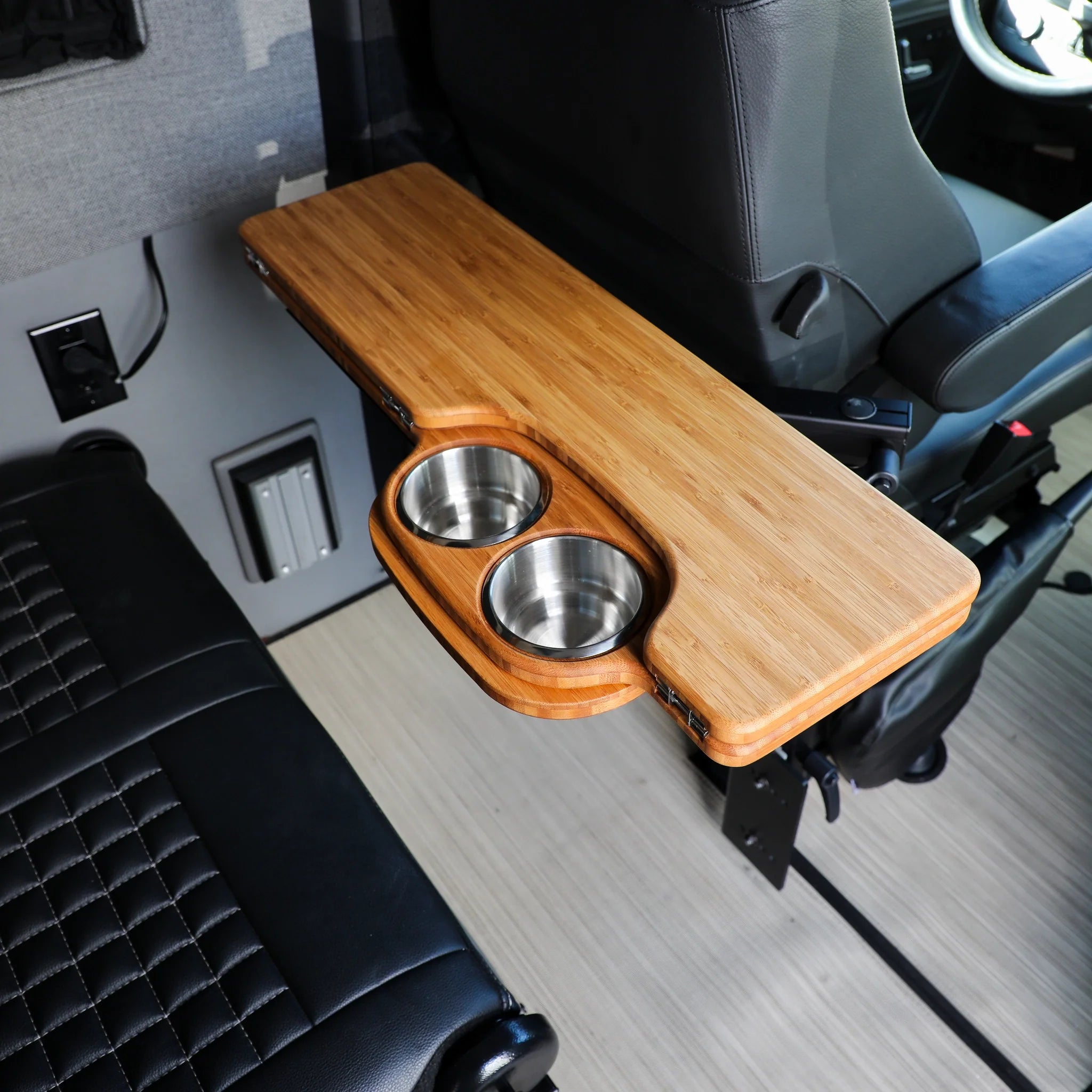 Canyon Adventure Vans Skinny 2.0 Folding Table Top with compact, portable design and sturdy surface for outdoor use.