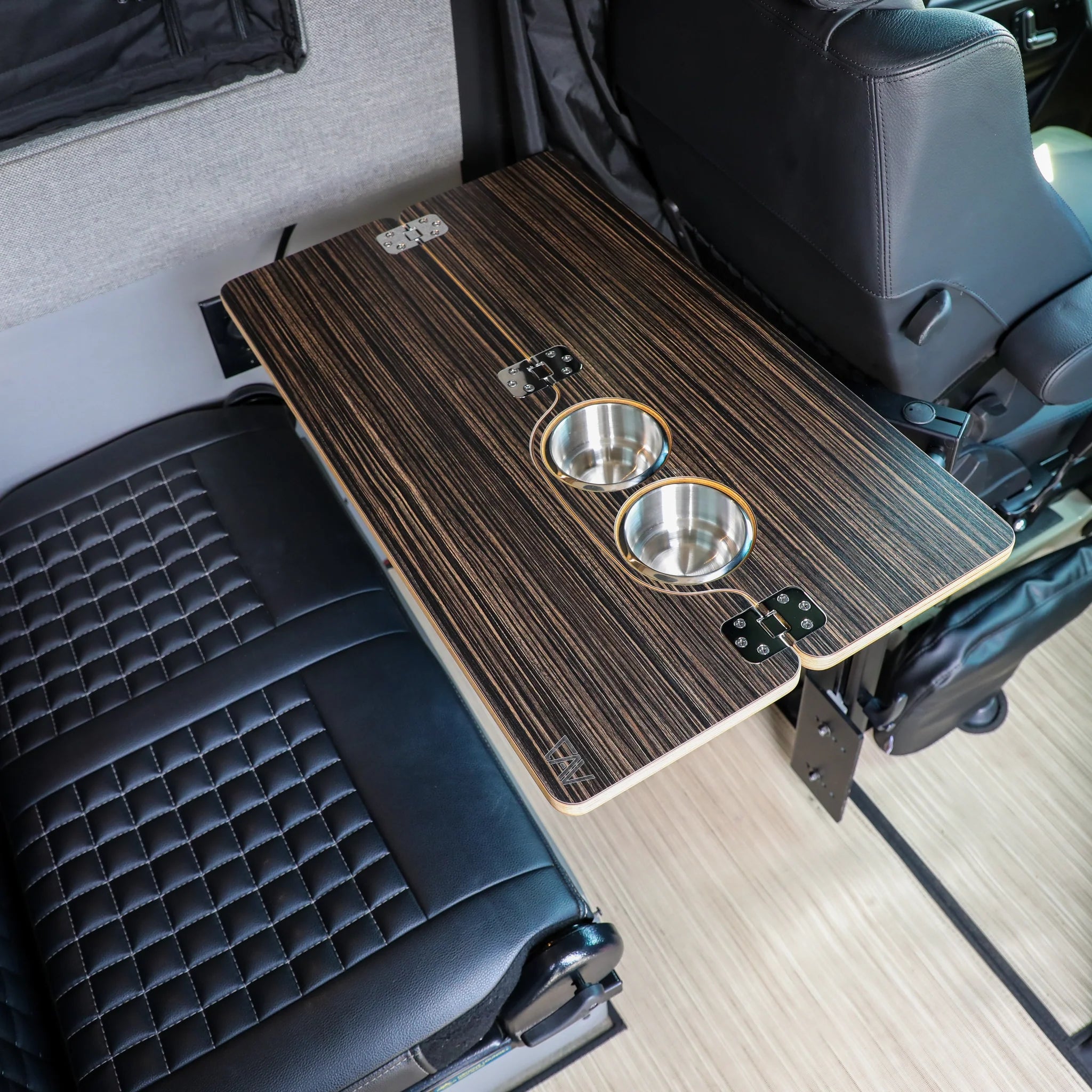 Canyon Adventure Vans Skinny 2.0 Folding Table Top, compact camping table with sturdy surface, designed for outdoor use.
