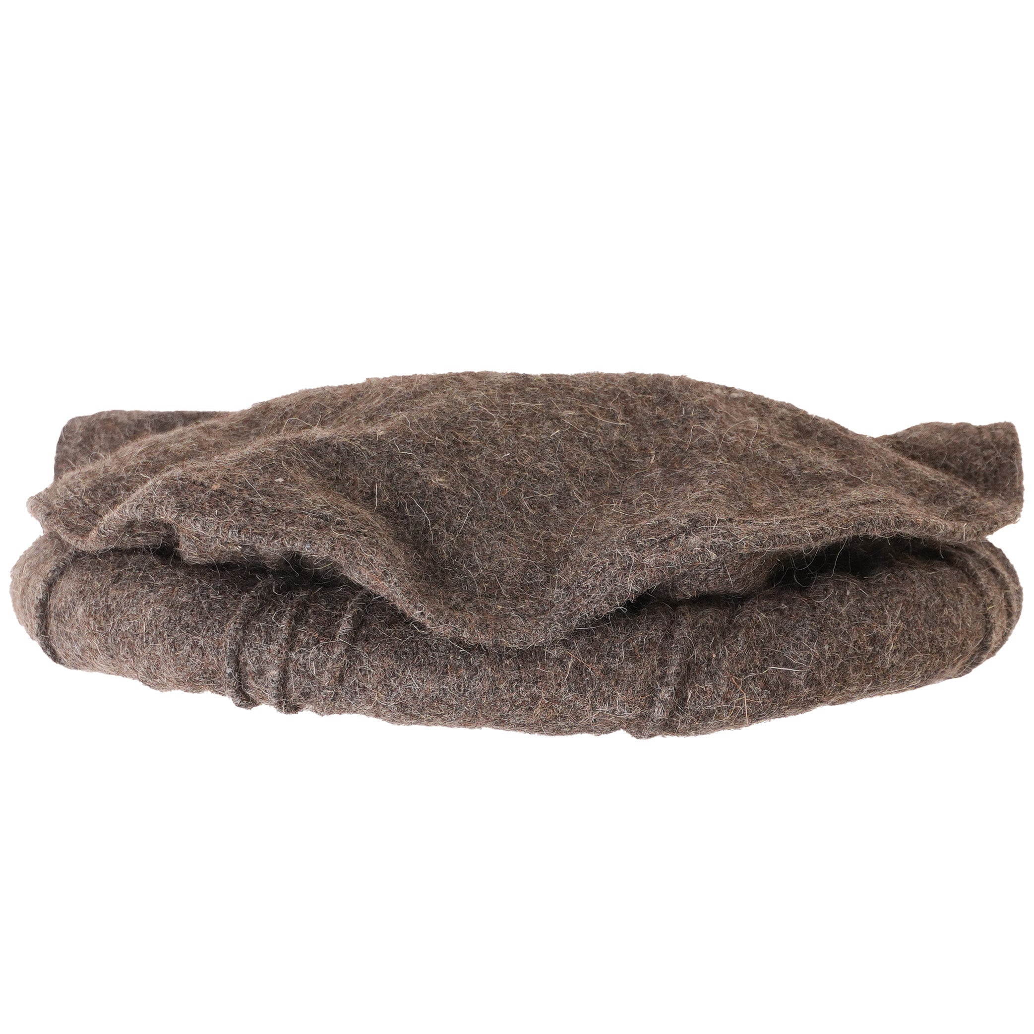 Slate Pakistani wool Pakol hat by Americana Pipedream Apparel, featuring traditional round shape and soft wool material.
