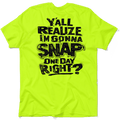 Snap - Safety Yellow T-Shirt - OVERLANDERS Outfitter