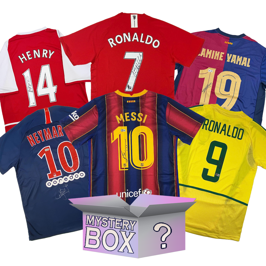 Soccer Legends Autographed/Signed Jersey Mystery Box with PSA JSA or Beckett COA - OVERLANDERS Outfitter