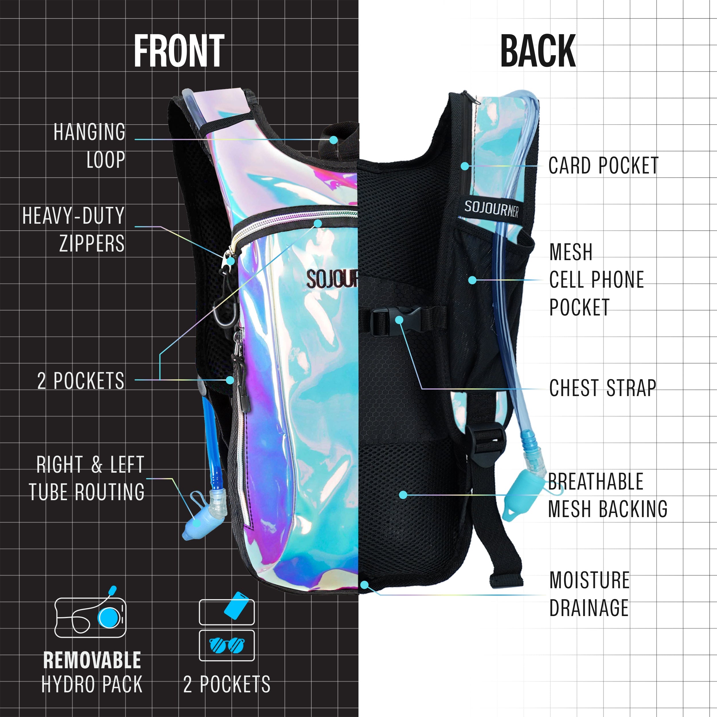 Hydration Pack Backpack (Small) - OVERLANDERS Outfitter