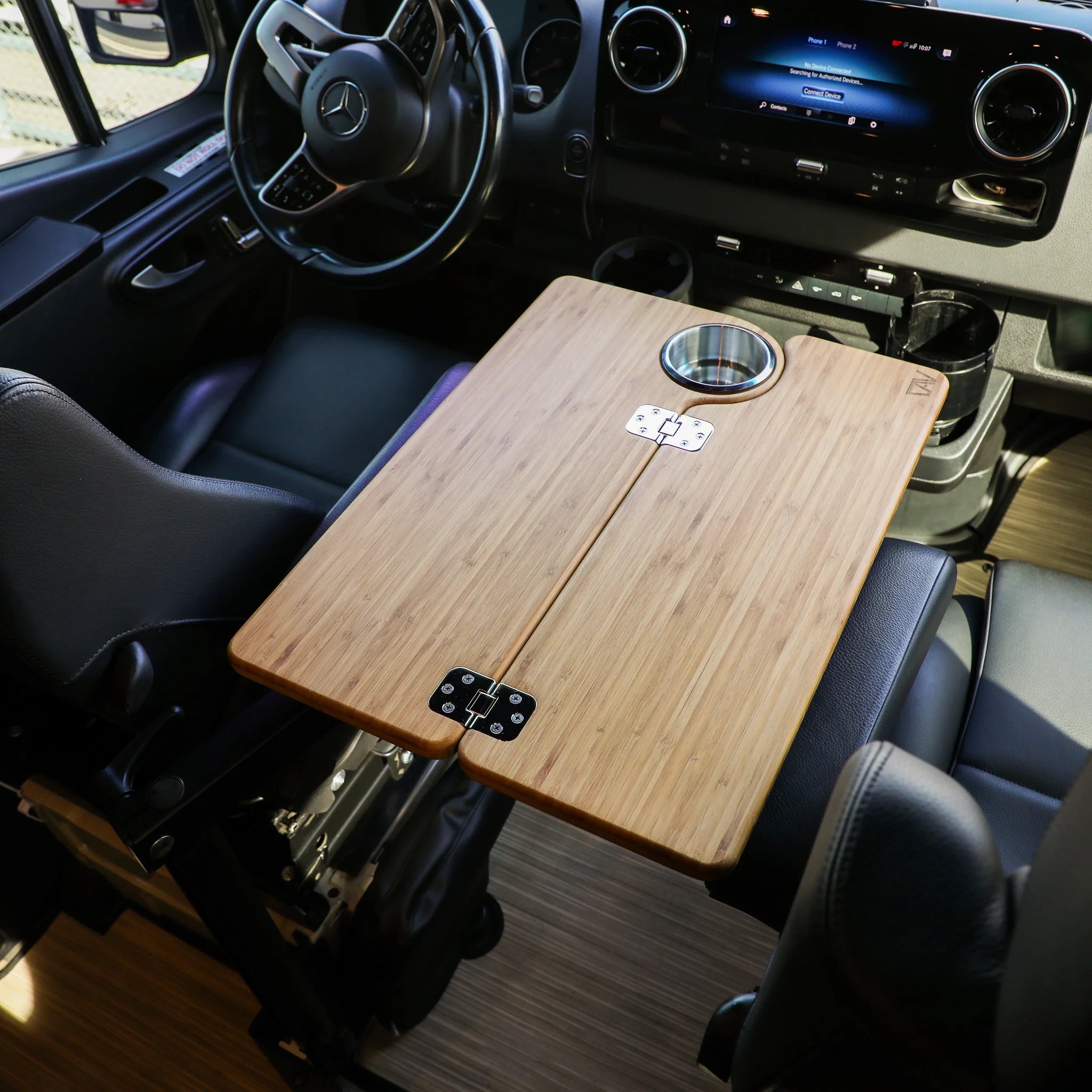 Canyon Adventure Vans Solo Folding Table Top from CAV branded products, lightweight and portable for outdoor use.