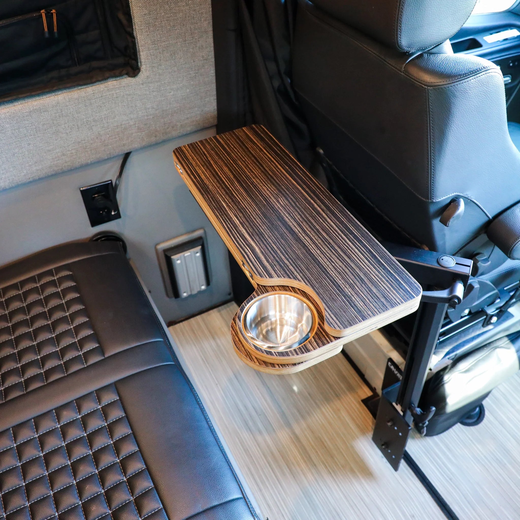 Canyon Adventure Vans Solo Folding Table Top from CAV Branded Products, lightweight and portable for outdoor use